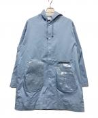 MISTER GENTLE MANミスタージェントルマン）の古着「フーデッドコート」｜スカイブルー
