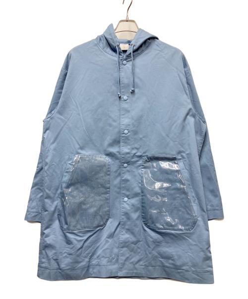 MISTER GENTLE MAN（ミスタージェントルマン）MISTER GENTLE MAN (ミスタージェントルマン) フーデッドコート スカイブルー サイズ:XLの古着・服飾アイテム