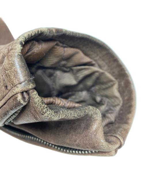 AVIREX（アヴィレックス）AVIREX (アヴィレックス) レザージャケット ブラウン サイズ:Mの古着・服飾アイテム