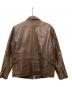 AVIREX (アヴィレックス) レザージャケット ブラウン サイズ:M：10000円
