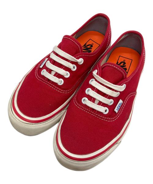 VANS（ヴァンズ）VANS (ヴァンズ) ローカットスニーカー レッド×ホワイト サイズ:23.5の古着・服飾アイテム