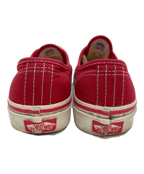 VANS（ヴァンズ）VANS (ヴァンズ) ローカットスニーカー レッド×ホワイト サイズ:23.5の古着・服飾アイテム