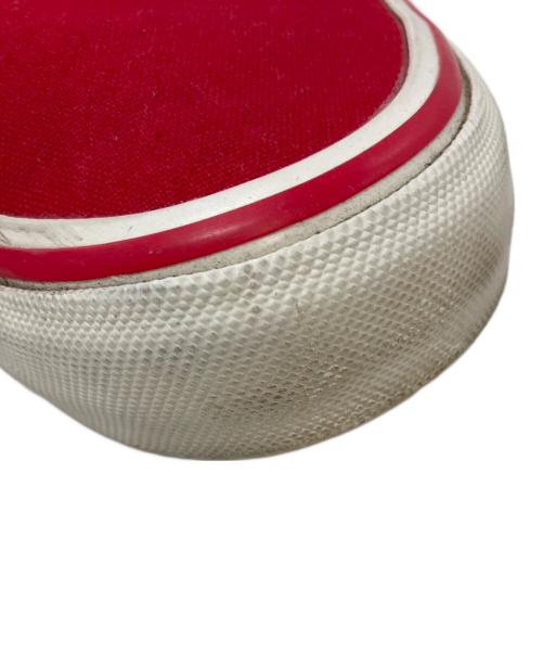 VANS（ヴァンズ）VANS (ヴァンズ) ローカットスニーカー レッド×ホワイト サイズ:23.5の古着・服飾アイテム