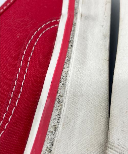 VANS（ヴァンズ）VANS (ヴァンズ) ローカットスニーカー レッド×ホワイト サイズ:23.5の古着・服飾アイテム