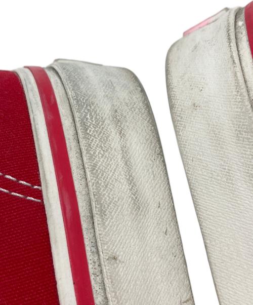 VANS（ヴァンズ）VANS (ヴァンズ) ローカットスニーカー レッド×ホワイト サイズ:23.5の古着・服飾アイテム