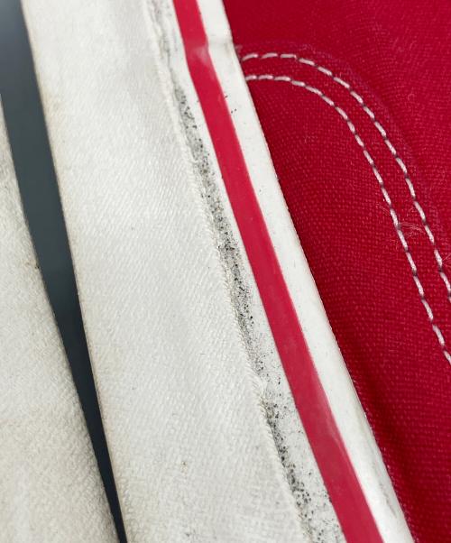 VANS（ヴァンズ）VANS (ヴァンズ) ローカットスニーカー レッド×ホワイト サイズ:23.5の古着・服飾アイテム