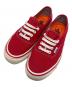 VANS（ヴァンズ）の古着「ローカットスニーカー」｜レッド×ホワイト