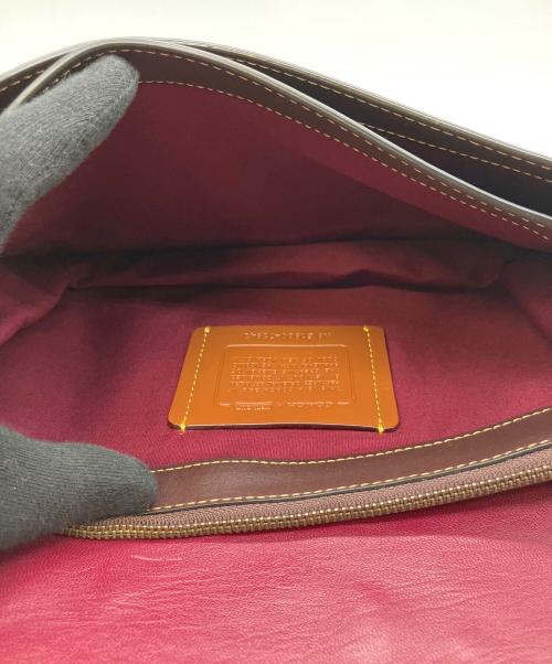 COACH（コーチ）COACH (コーチ) YETI OUT ショルダーバッグ ベージュ×ブラウンの古着・服飾アイテム