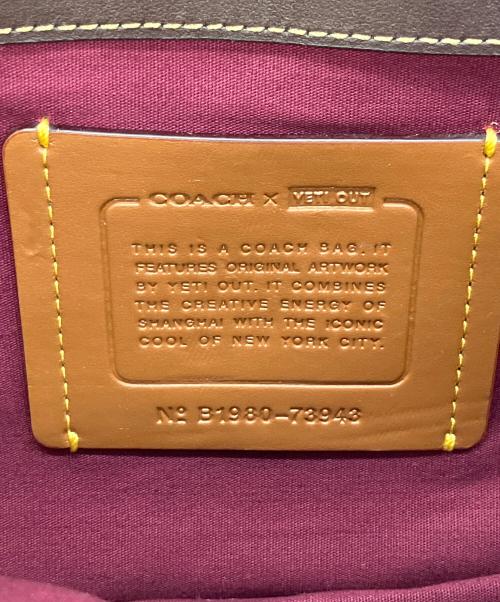 COACH（コーチ）COACH (コーチ) YETI OUT ショルダーバッグ ベージュ×ブラウンの古着・服飾アイテム