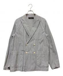 SOUTHWICK（サウスウィック）の古着「ダブルブレストジャケット」｜ネイビー×ホワイト