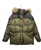 POLO SPORTポロスポーツ）の古着「ダウンジャケット」｜カーキ×ブラック