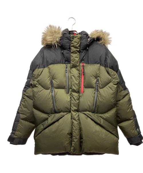 POLO SPORT（ポロスポーツ）POLO SPORT (ポロスポーツ) ダウンジャケット カーキ×ブラック サイズ:Sの古着・服飾アイテム