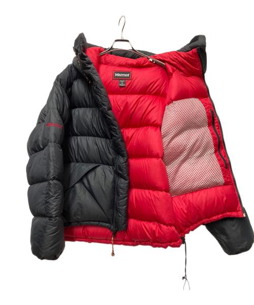 MARMOT（マーモット）Marmot (マーモット) ダウンジャケット ブラック×レッド サイズ:Lの古着・服飾アイテム