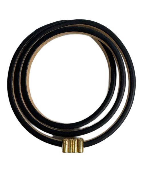 LOEWE（ロエベ）LOEWE (ロエベ) ツイスト バングル ブレスレット ベージュの古着・服飾アイテム