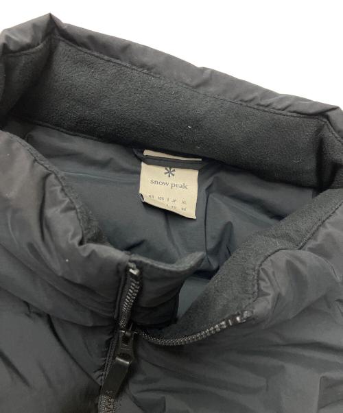 Snow peak（スノーピーク）Snow peak (スノーピーク) ダウンジャケット ブラック サイズ:XLの古着・服飾アイテム