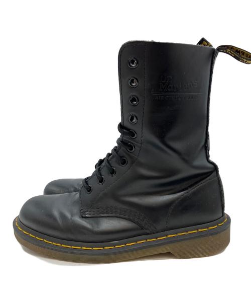 Dr.Martens（ドクターマーチン）Dr.Martens (ドクターマーチン) 10ホールブーツ ブラック サイズ:24の古着・服飾アイテム