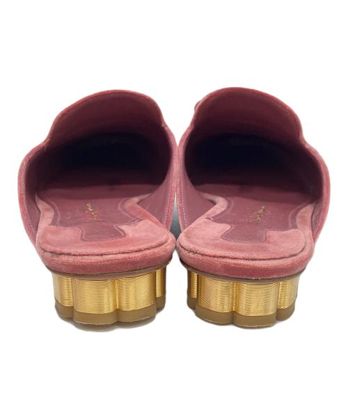 Salvatore Ferragamo（サルヴァトーレ フェラガモ）Salvatore Ferragamo (サルヴァトーレ フェラガモ) ヴェラリボンミュール ピンク サイズ:6の古着・服飾アイテム