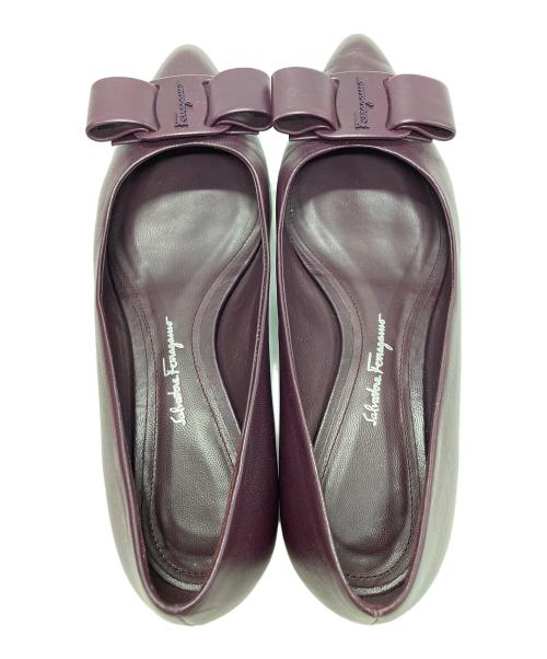 Salvatore Ferragamo（サルヴァトーレ フェラガモ）Salvatore Ferragamo (サルヴァトーレ フェラガモ) パンプス パープル サイズ:6の古着・服飾アイテム