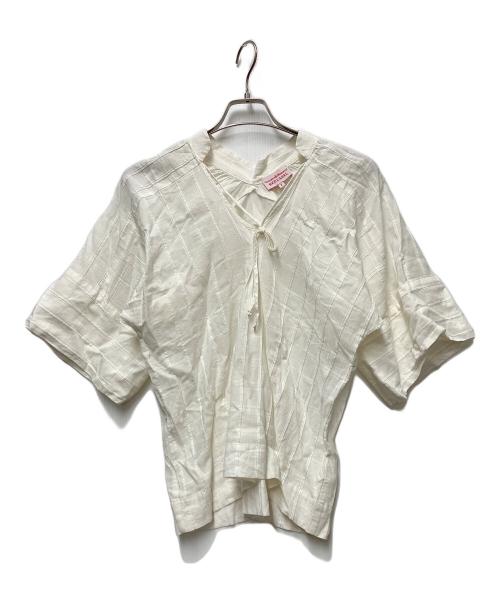 Vivienne Westwood RED LABEL（ヴィヴィアンウエストウッドレッドレーベル）Vivienne Westwood RED LABEL (ヴィヴィアンウエストウッドレッドレーベル) 半袖ブラウス ホワイト サイズ:Mの古着・服飾アイテム