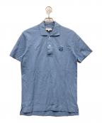 maison kitsuneメゾンキツネ）の古着「ポロシャツ」｜スカイブルー
