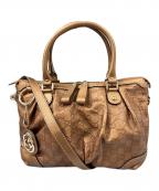 GUCCIグッチ）の古着「スーキー2WAYバッグ」｜ブラウン