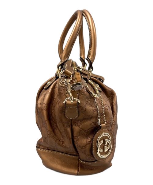 GUCCI（グッチ）GUCCI (グッチ) スーキー2WAYバッグ ブラウンの古着・服飾アイテム