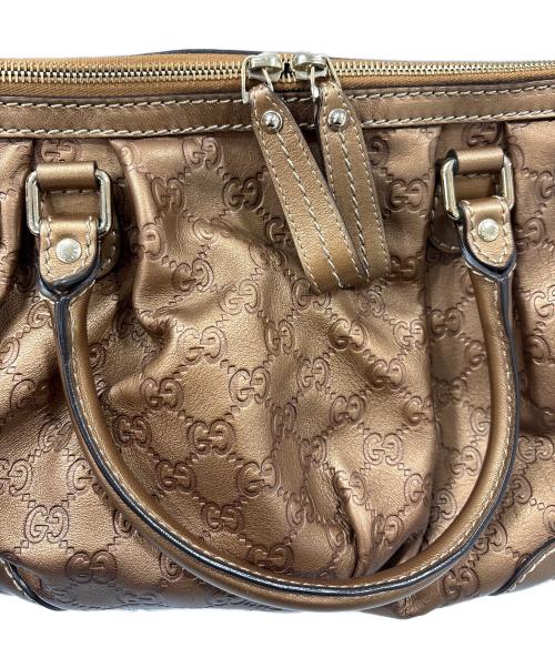 GUCCI（グッチ）GUCCI (グッチ) スーキー2WAYバッグ ブラウンの古着・服飾アイテム