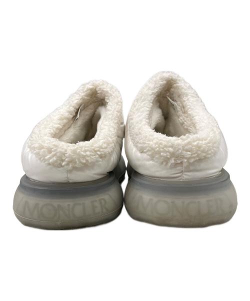 MONCLER（モンクレール）MONCLER (モンクレール) ダウンサンダル ホワイト サイズ:39の古着・服飾アイテム