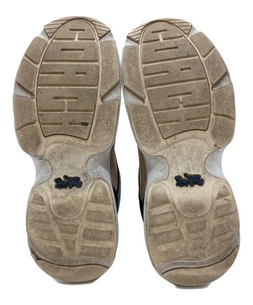 COACH（コーチ）COACH (コーチ) ストライダースニーカーシグネチャーキャンバス ブルー×ベージュ サイズ:US8Bの古着・服飾アイテム