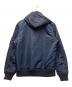 ALPHA (アルファ) HOODED RIB JACKET ネイビー サイズ:XL：8000円
