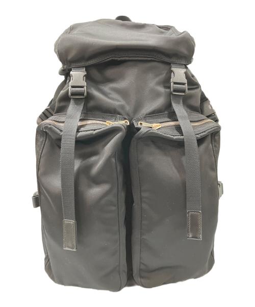 foot the coacher（フットザコーチャー）foot the coacher (フットザコーチャー) PORTER (ポーター) ミニマルバックパック ブラックの古着・服飾アイテム