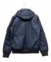 ALPHA (アルファ) HOODED RIB JACKET ネイビー サイズ:XL：8000円