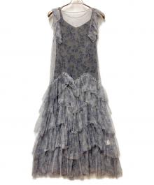 COCODEAL（ココディール）の古着「ノースリーブ・キャミソールワンピース」｜グレー