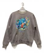 DISNEYディズニー）の古着「ヴィンテージスウェット」｜ライトグレー