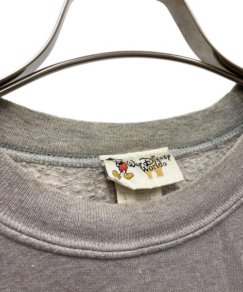 DISNEY（ディズニー）Disney (ディズニー) ヴィンテージスウェット ライトグレー サイズ:Lの古着・服飾アイテム