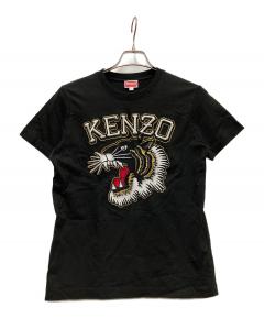 ドラゴン刺繍 ブラック Tシャツ サイズ0 中古・古着通販】KENZO (ケンゾー) ドラゴン刺繍Tシャツ ブラック