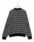 HUF (ハフ) 厚手ニット ブラック×ホワイト サイズ:M：6000円