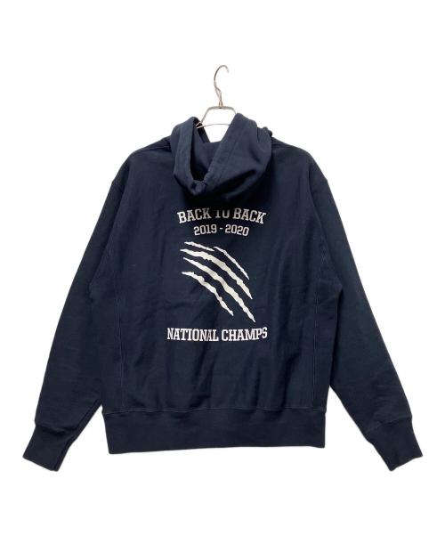 Champion（チャンピオン）Champion (チャンピオン) プルオーバーパーカー ネイビー サイズ:Lの古着・服飾アイテム