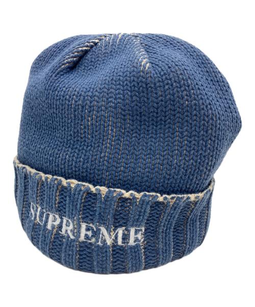 SUPREME（シュプリーム）Supreme (シュプリーム) ニット帽 ブルーの古着・服飾アイテム