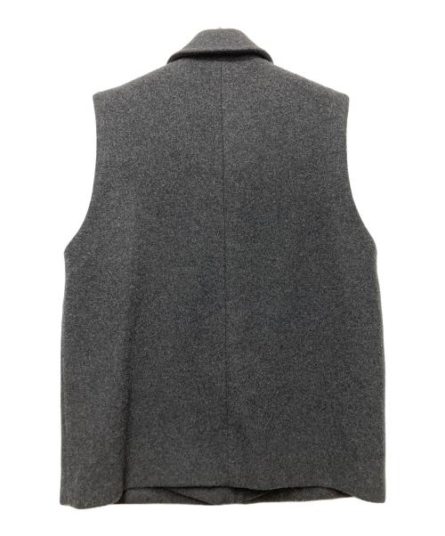 SACRA（サクラ）SACRA (サクラ) ラムウールメルトンジレ チャコールグレー サイズ:38の古着・服飾アイテム