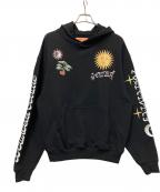 loiterロイター）の古着「PEACE WALKER HOODIE」｜ブラック