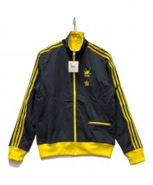 adidas（アディダス）の古着「トラックジャケット＆パンツ」｜ブラック×イエロー