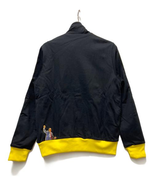 adidas（アディダス）adidas (アディダス) トラックジャケット＆パンツ ブラック×イエロー サイズ:Mの古着・服飾アイテム