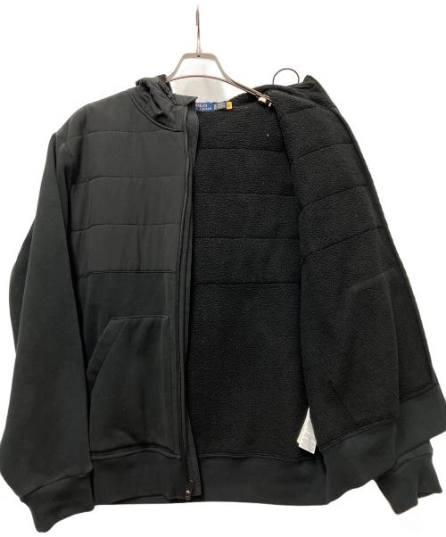 POLO RALPH LAUREN（ポロ・ラルフローレン）POLO RALPH LAUREN (ポロ・ラルフローレン) ジップパーカー ブラック サイズ:XLの古着・服飾アイテム