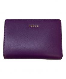 FURLA（フルラ）の古着「レザークラシック2つ折り財布」｜パープル