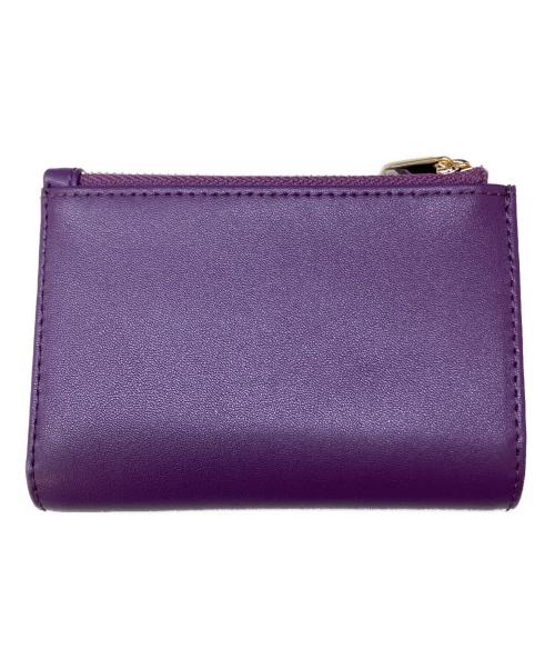 FURLA（フルラ）FURLA (フルラ) レザークラシック2つ折り財布 パープルの古着・服飾アイテム