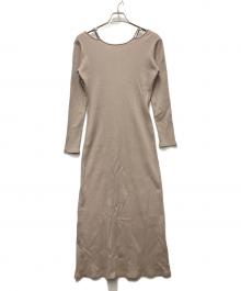 MURRAL（ミューラル）の古着「ニットワンピース」｜ベージュ