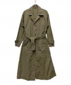 ISSEY MIYAKE MENイッセイミヤケメン）の古着「ナイロン サイドステッチデザインコート」｜カーキ