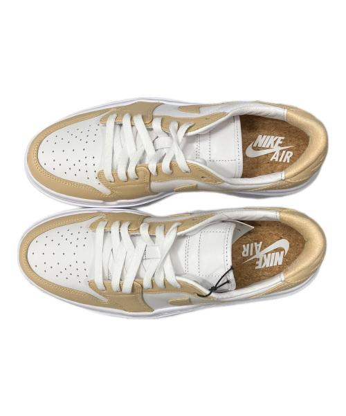NIKE（ナイキ）NIKE (ナイキ) エアジョーダンエレベートロー　ローカットスニーカー ベージュ×ホワイト サイズ:cm27の古着・服飾アイテム
