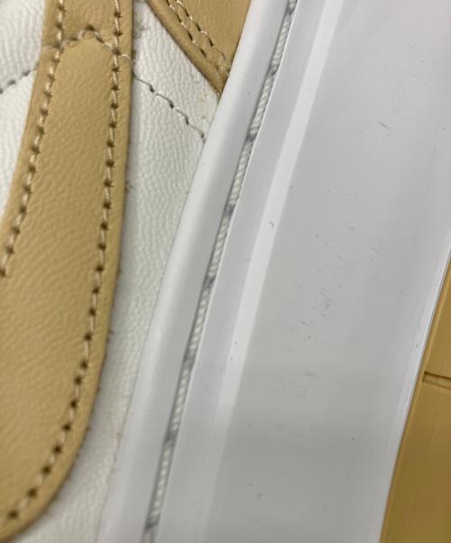 NIKE（ナイキ）NIKE (ナイキ) エアジョーダンエレベートロー　ローカットスニーカー ベージュ×ホワイト サイズ:cm27の古着・服飾アイテム